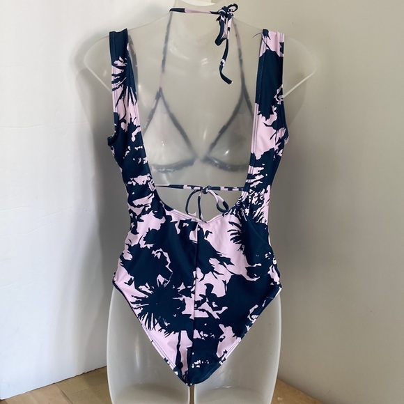 Size M 2-piece sexy monokini swimsuit bathing suit multi color NEW Bikini top - Picture 6 of 15
